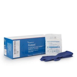 Surgical Glove ESTEEM Blue with Neu-Thera Size 6.5 Sterile Polyisoprene Standard Cuff Length Smooth Blue Not Chemo Approved