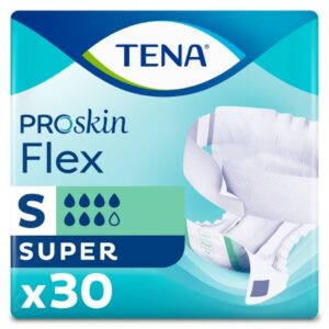 Unisex Adult Incontinence Belted Undergarment TENA ProSkin Flex Super Size 8 Disposable Heavy Absorbency
