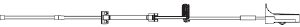 IV Pump Set Infusomat Space Pump Without Ports 60 Drops / mL Drip Rate Without Filter 130 Inch Tubing Solution