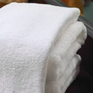 Hand Towel 16 X 27 Inch Cotton 86% / Polyester 14% White Reusable