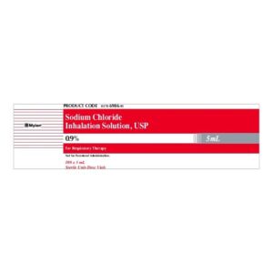 Sodium Chloride, Preservative Free 0.9% Solution 5 mL