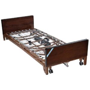 Electric Bed Delta Ultra-Light 1000 Home Care Low 88 Inch Length Spring Deck 9-1/2 to 23-1/2 Inch Height Range