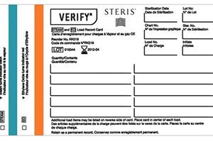 Sterilization Load Record Card Verdoc Steam and EO Steam / EO Gas