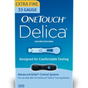 Lancet for Lancing Device OneTouch 33 Gauge Non-Safety Twist Off Cap Finger