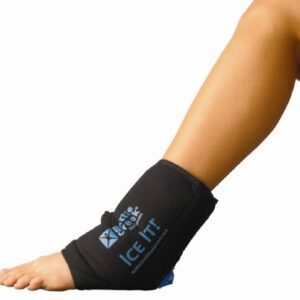 Cold Pack with Wrap Ice It! MaxCOMFORT System Ankle / Elbow / Foot / Wrist 10-1/2 X 13 Inch Fabric / Foam / Vinyl / Gel Reusable