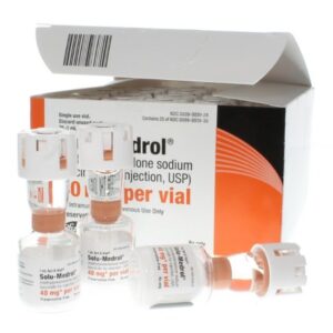 Solu-Medrol Methylprednisolone Sodium Succinate, Preservative Free 40 mg / mL Injection 1 mL