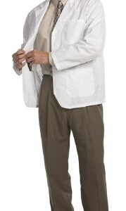 Lab Jacket White 2X-Large Hip Length 65% Polyester / 35% Cotton Reusable