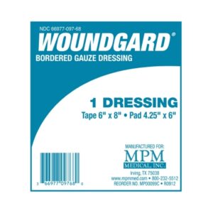 Island Dressing WoundGard 6 X 8 Inch Rectangle Sterile