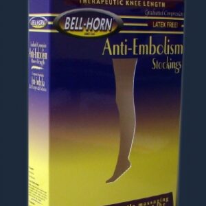 Anti-embolism Stocking Thigh High X-Large White Closed Toe