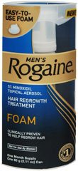 Men’s Hair Regrowth Treatment Rogaine 2.11 oz. Foam
