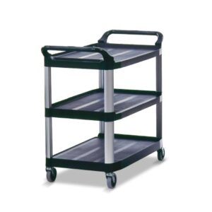 Utility Cart Xtra HDPE 40.625 X 20 X 37.8 Inch Black
