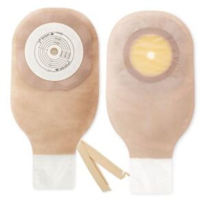 Ostomy Pouch Premier One-Piece System 12 Inch Length Flat, Trim to Fit Up to 2-1/2 Inch Stoma Drainable