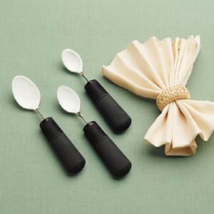 Teaspoon Good Grips General Purpose Silver / Black Plastisol-Coated