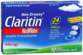 Allergy Relief Claritin Redi Tabs 10 mg Strength Tablet 10 per Box