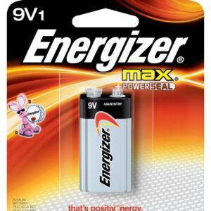Alkaline Battery Energizer MAX 9V Disposable 1 Pack
