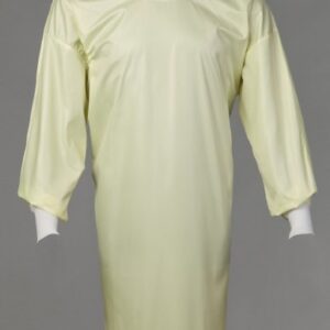 Protective Procedure Gown X-Large Yellow NonSterile AAMI Level 1 Reusable