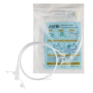 Right Angle Connector with Y-Port Adapter Mini ONE 24 Inch, Clear