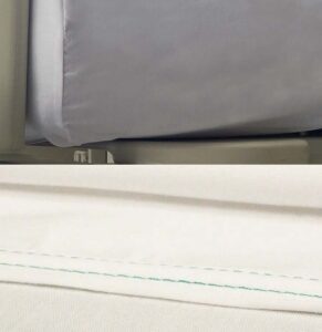 Bed Sheet Versatility Fitted 36 X 83 X 9 Inch White 35% Cotton / 65% Polyester Reusable