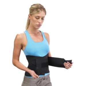 Back Support Basic Lumbar 2X-Large Hook and Loop Closure 50 to 56 Inch Waist Circumference Adult