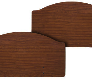 Headboard / Footboard Liberty Bed Center Crown Style Windsor Mahogany