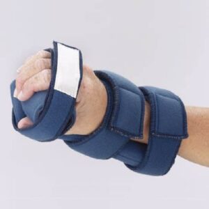 Hand Orthosis AirPro Air Graduate Inflatable Fabric Left or Right Hand Blue One Size Fits Most