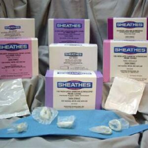 Ultrasound Probe Cover Sheathes 7/8 Inch tapered to 2-9/10 X 11-4/5 Inch Non Latex NonSterile Tapered