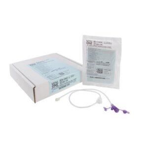 Right Angle Connector with Y-Port Adapter Mini ONE 24 Inch, Purple