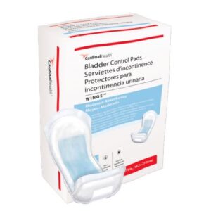 Bladder Control Pad Wings  4 X 10-3/4 Inch Moderate Absorbency Polymer Core One Size Fits Most
