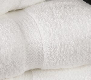 Bath Sheet Euro Touch 35 X 68 Inch Cotton White Reusable