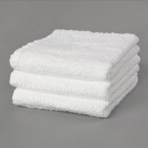Washcloth Global 12 X 12 Inch White Reusable