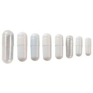 Empty Gel Capsule Size 2, Clear