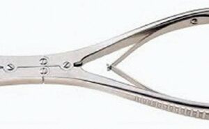 Bone Cutting Forceps BR Surgical Ruskin-Liston 7 Inch Length OR / Surgical Grade German Stainless Steel NonSterile NonLocking Plier Handle Straight Cutting Beak Tips