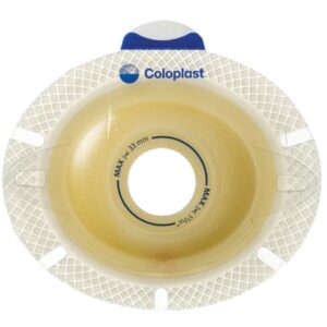 Ostomy Barrier SenSura Flex Xpro Precut, Extended Wear Double Layer Adhesive 60 mm Flange Blue Code System 1-3/8 Inch Opening