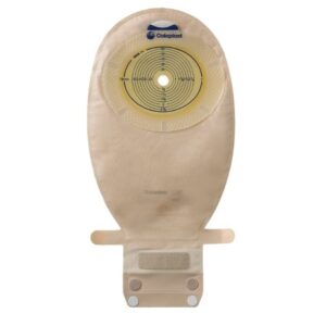 Ostomy Pouch SenSura Xpro One-Piece System 11-1/2 Inch Length, Maxi Flat, Trim to Fit 3/8 to 3 Inch Stoma Drainable
