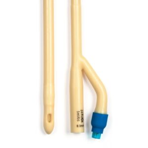 Foley Catheter 2-Way Standard Tip 5 cc Balloon 24 Fr. Silicone Coated Latex