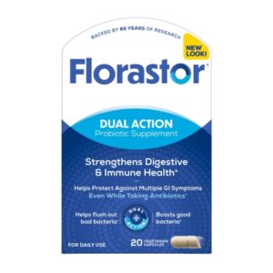 Probiotic Dietary Supplement Florastor 20 per Box Capsule
