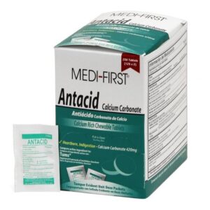 Antacid Medi-First 420 mg Strength Tablet 2 per Pack