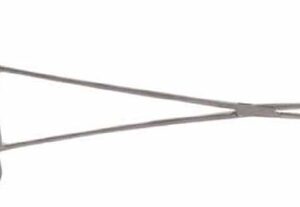 Artery Forceps V. Mueller Gemini 11-1/8 Inch Length OR / Surgical Grade German Stainless Steel NonSterile Locking Finger Ring Handle J-Curve Fine, Serrated Tips