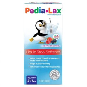 Stool Softener Pedia-Lax Fruit Punch Flavor Liquid 4 oz. 50 mg / 15 mL Strength Docusate Sodium