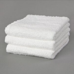 Washcloth 13 X 13 Inch White Reusable