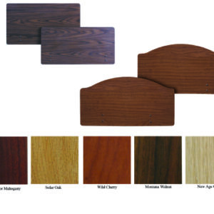 Headboard / Footboard Rectangular Style Solar Oak