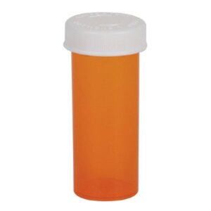 Prescription Vial Ezydose Push & Turn 30 DRAM Amber