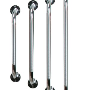Wall Grab Bar drive Chrome Finish Knurled Steel