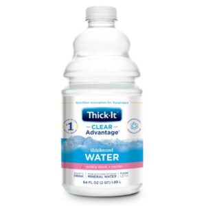 Thickened Water Thick-It Clear Advantage 64 oz. Bottle Unflavored Liquid IDDSI Level 2 Mildly Thick