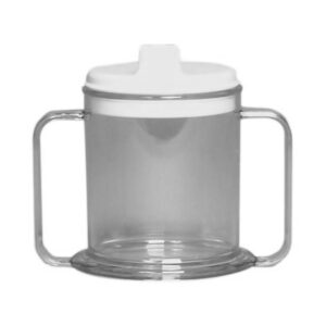 Drinking Mug Ableware 8 oz. Clear Plastic Reusable