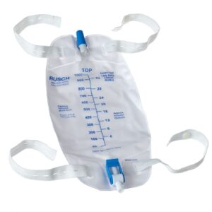 Urinary Leg Bag Easy Tap Anti-Reflux Valve Sterile 562 mL Vinyl