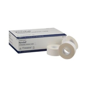 Medical Tape Kendall Standard Porous White 1 Inch X 10 Yard Cloth NonSterile