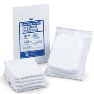 Burn Dressing Medical Action 18 X 18 Inch 10-Ply Sterile 4 per Pack