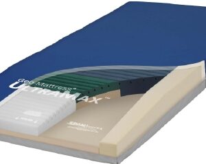 Bed Mattress Geo-Mattress UltraMax Non-Powered Pressure Redistribution Type 36 X 80 X 6 Inch
