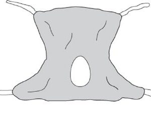 Full Body Sling 4 or 6 Point Cradle 2XL 600 lbs. Weight Capacity